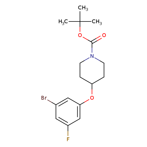 tert-Butyl 4-(3-bromo-5-fluorophenoxy)piperidine-1-carboxylate