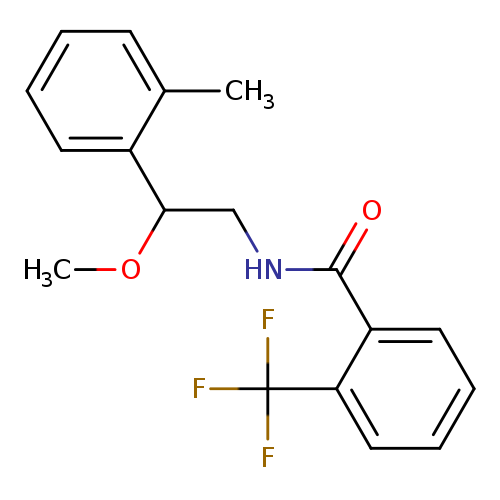 N-[2-methoxy-2-(2-methylphenyl)ethyl]-2-(trifluoromethyl)benzamide