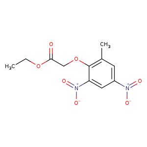Ethyl (2-methyl-4,6-dinitrophenoxy)acetate