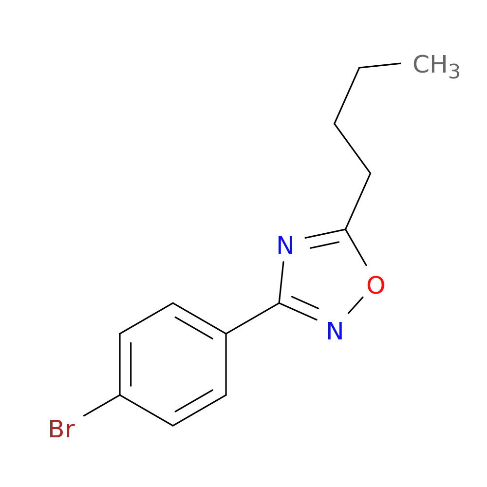 3-(4-Bromophenyl)-5-butyl-1,2,4-oxadiazole