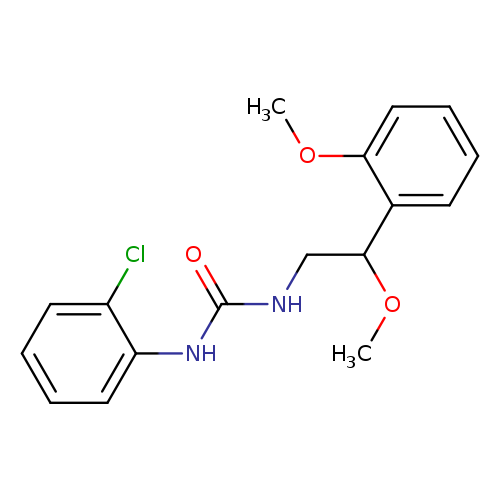 1-(2-chlorophenyl)-3-[2-methoxy-2-(2-methoxyphenyl)ethyl]urea