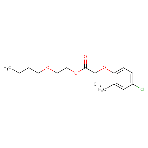 Propanoic acid, 2-(4-chloro-2-methylphenoxy)-, 2-butoxyethyl ester