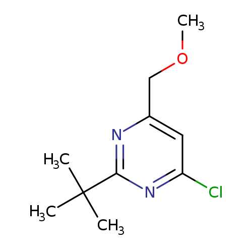 2-tert-butyl-4-chloro-6-(methoxymethyl)pyrimidine