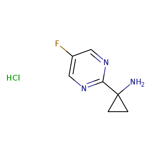 1-(5-fluoropyrimidin-2-yl)cyclopropan-1-aminehydrochloride