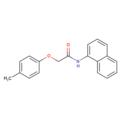 2-(4-methylphenoxy)-N-(1-naphthyl)acetamide