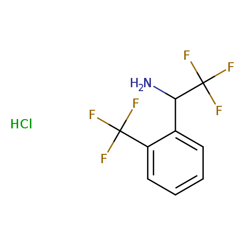 2,2,2-trifluoro-1-[2-(trifluoromethyl)phenyl]ethan-1-amine hydrochloride