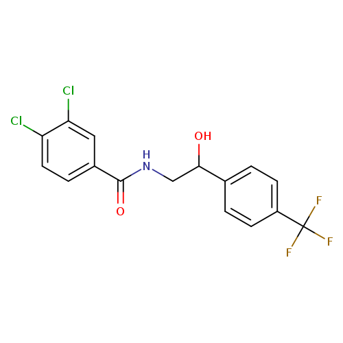 3,4-dichloro-N-{2-hydroxy-2-[4-(trifluoromethyl)phenyl]ethyl}benzamide