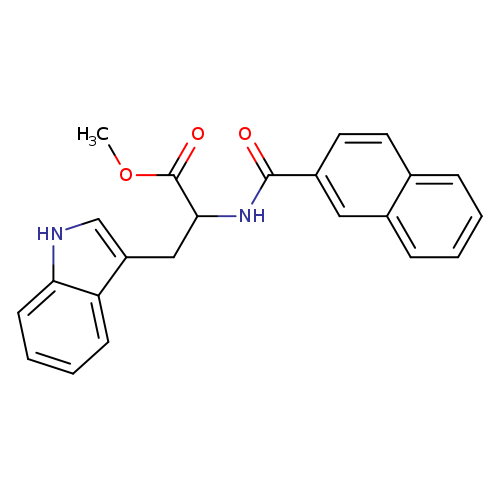 methyl 3-(1H-indol-3-yl)-2-(naphthalen-2-ylformamido)propanoate