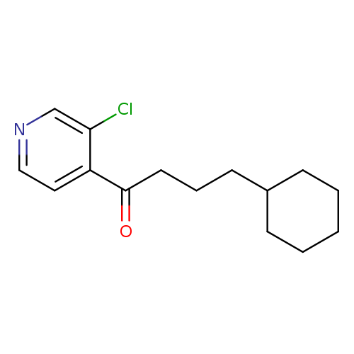 2-Chloro-4-pyridyl (3-cyclohexyl)propyl ketone
