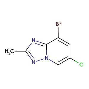 [1,2,4]Triazolo[1,5-a]pyridine, 8-bromo-6-chloro-2-methyl-