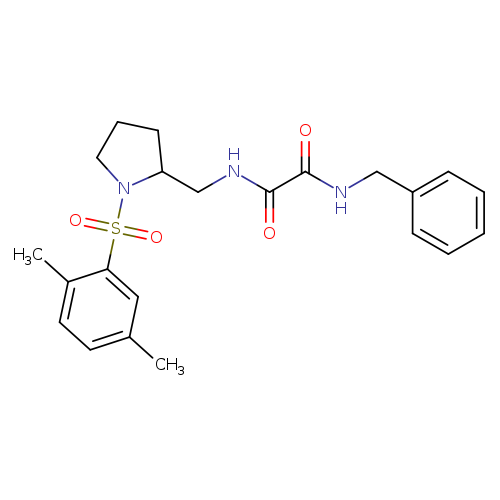 N'-benzyl-N-{[1-(2,5-dimethylbenzenesulfonyl)pyrrolidin-2-yl]methyl}ethanediamide