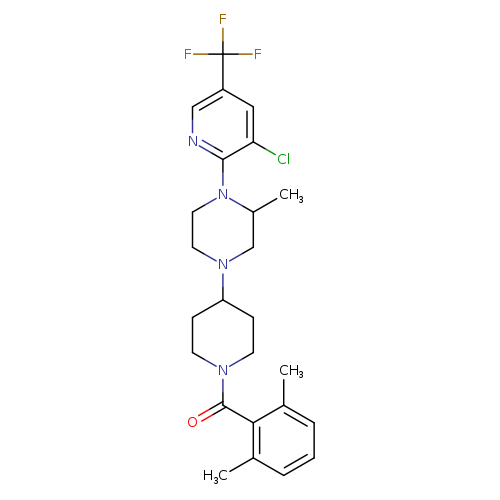 1-[3-chloro-5-(trifluoromethyl)pyridin-2-yl]-4-[1-(2,6-dimethylbenzoyl)piperidin-4-yl]-2-methylpiperazine
