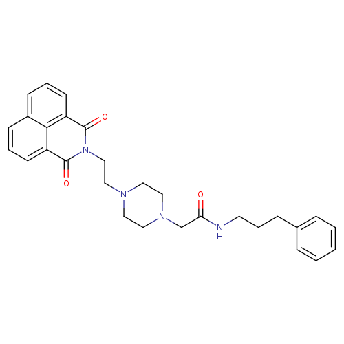 2-[4-(2-{2,4-dioxo-3-azatricyclo[7.3.1.0^{5,13}]trideca-1(13),5,7,9,11-pentaen-3-yl}ethyl)piperazin-1-yl]-N-(3-phenylpropyl)acetamide