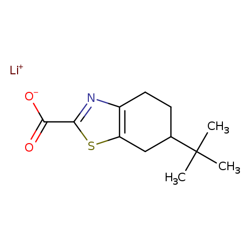 lithium(1+) ion 6-tert-butyl-4,5,6,7-tetrahydro-1,3-benzothiazole-2-carboxylate