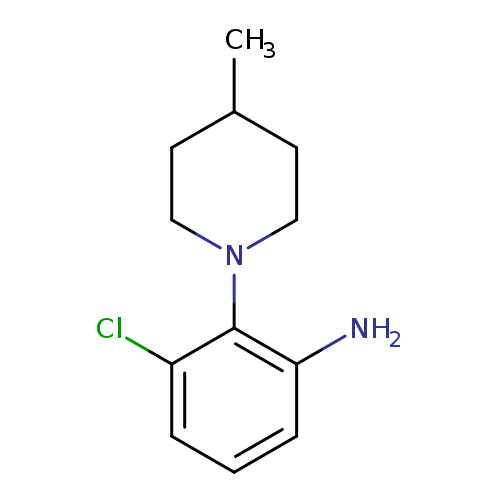 3-CHLORO-2-(4-METHYL-1-PIPERIDINYL)ANILINE
