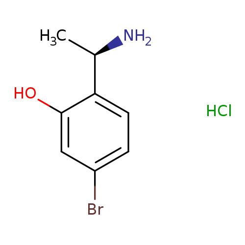 2-[(1R)-1-aminoethyl]-5-bromophenolhydrochloride