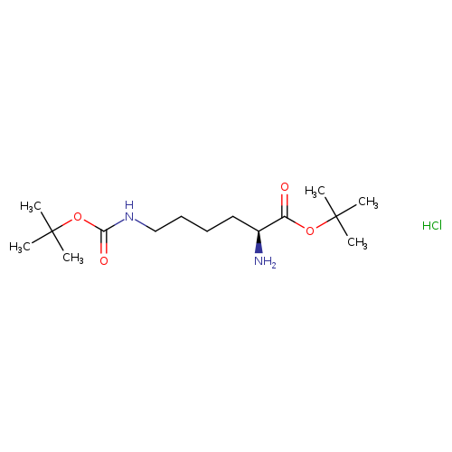 L-Lysine, N6-[(1,1-dimethylethoxy)carbonyl]-, 1,1-dimethylethyl ester, hydrochloride (1:1)