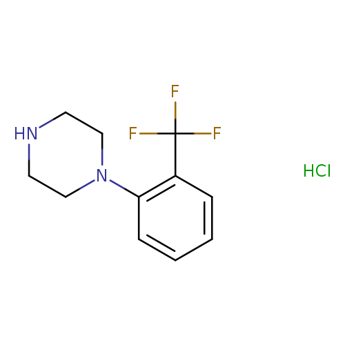 1-[2-(trifluoromethyl)phenyl]piperazinium chloride