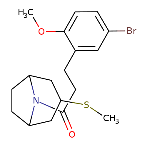 3-(5-bromo-2-methoxyphenyl)-1-[3-(methylsulfanyl)-8-azabicyclo[3.2.1]octan-8-yl]propan-1-one