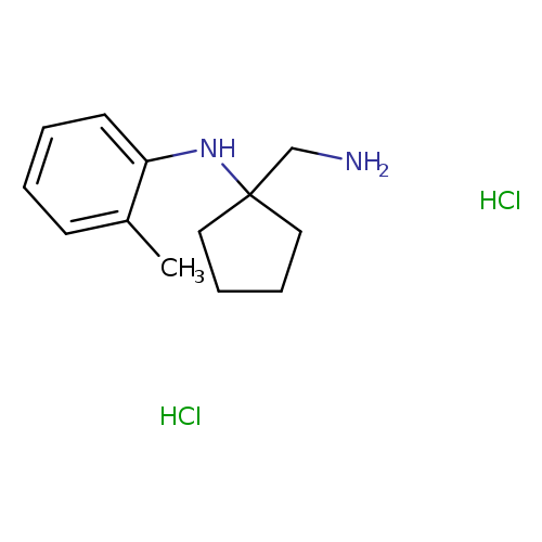 N-[1-(aminomethyl)cyclopentyl]-2-methylaniline dihydrochloride