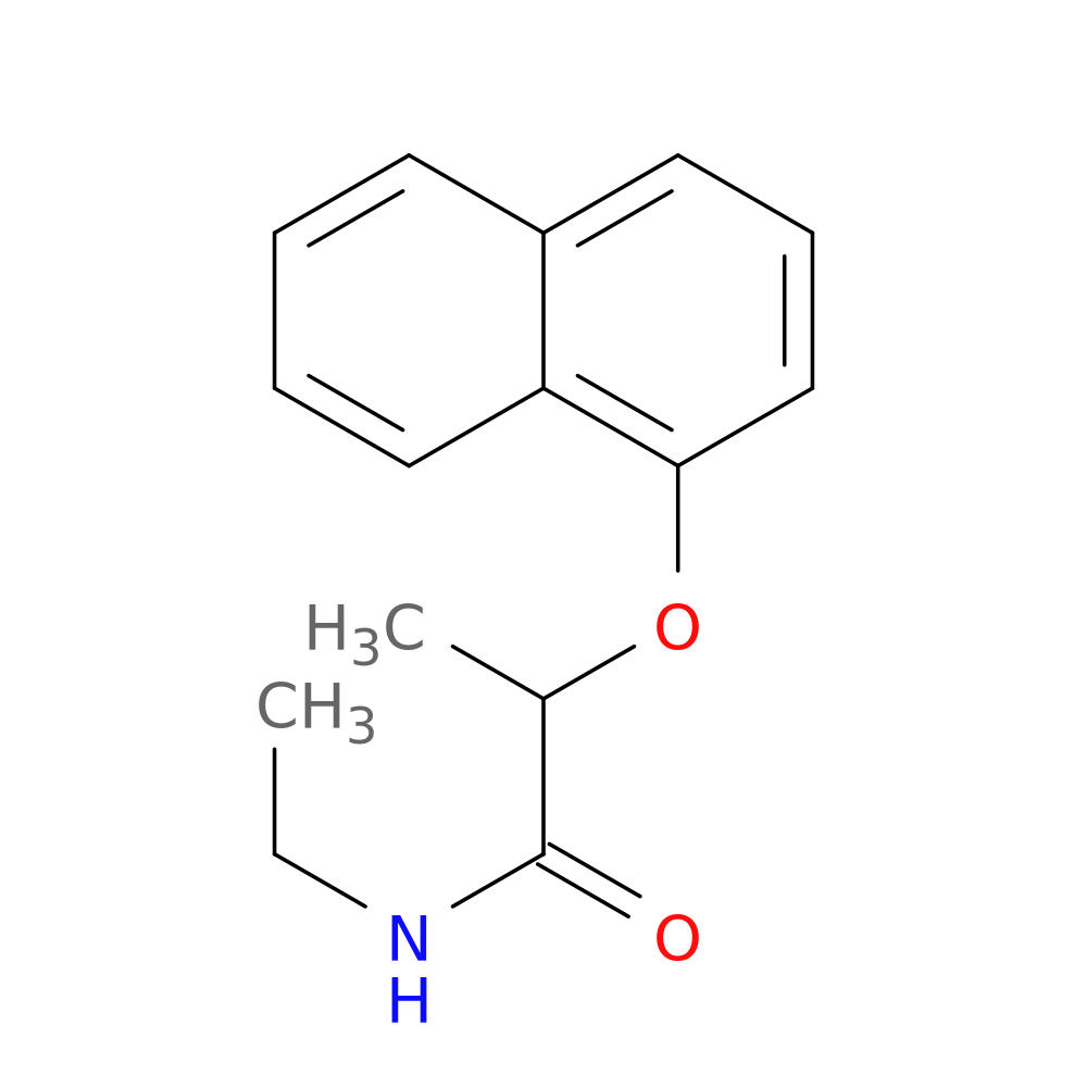 N-ethyl-2-(naphthalen-1-yloxy)propanamide