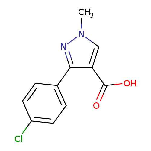 3-(4-chlorophenyl)-1-methyl-1H-pyrazole-4-carboxylicacid