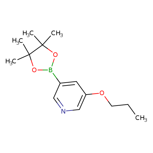 3-propoxy-5-(tetramethyl-1,3,2-dioxaborolan-2-yl)pyridine