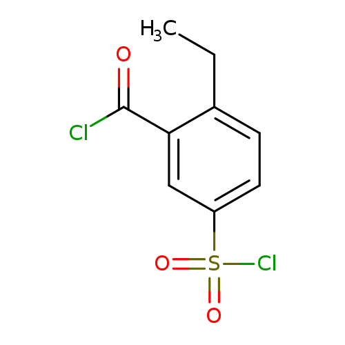 5-(chlorosulfonyl)-2-ethylbenzoylchloride