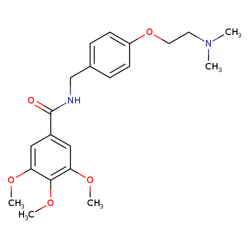 Benzamide, N-[[4-[2-(dimethylamino)ethoxy]phenyl]methyl]-3,4,5-trimethoxy-