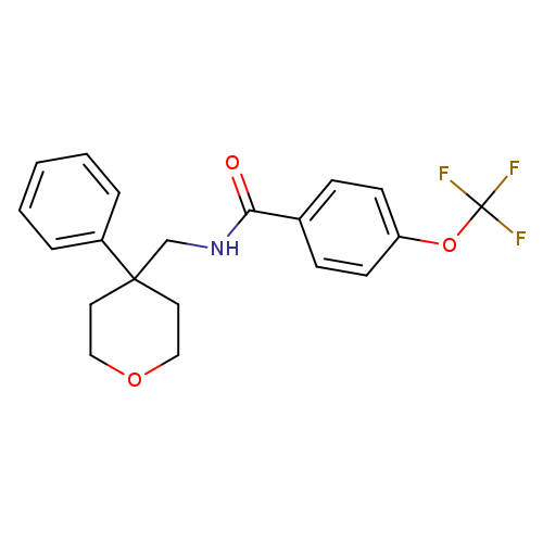N-[(4-phenyloxan-4-yl)methyl]-4-(trifluoromethoxy)benzamide