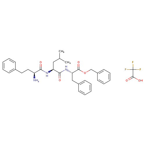 L-Phenylalanine, (αS)-α-aminobenzenebutanoyl-L-leucyl-, phenylmethyl ester (monotrifluoroacetate)