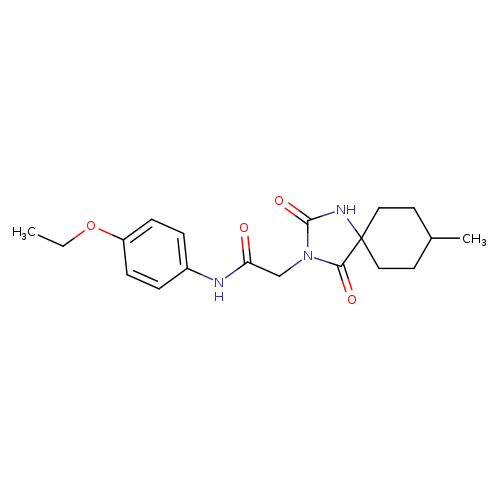 N-(4-ethoxyphenyl)-2-{8-methyl-2,4-dioxo-1,3-diazaspiro[4.5]decan-3-yl}acetamide