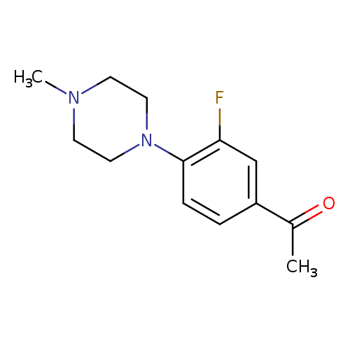 1-[3-Fluoro-4-(4-methylpiperazin-1-yl)phenyl]ethanone