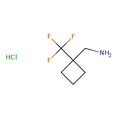 (1-(trifluoromethyl)cyclobutyl)methanamine hydrochloride