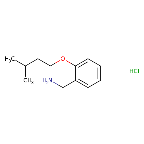 [2-(3-methylbutoxy)phenyl]methanamine hydrochloride