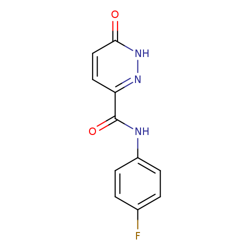 N-(4-fluorophenyl)-6-oxo-1,6-dihydropyridazine-3-carboxamide