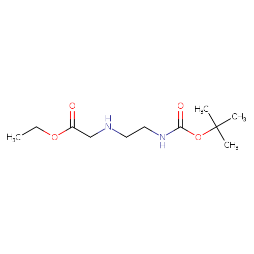 Ethyl 2-((2-((tert-butoxycarbonyl)amino)ethyl)amino)acetate