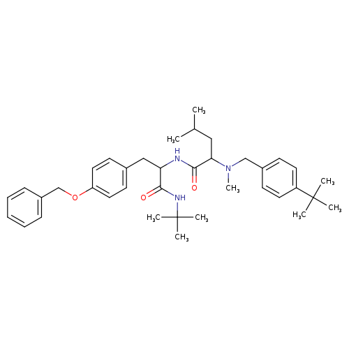 N-[[4-(1,1-Dimethylethyl)phenyl]methyl-N-methyl-L-leucyl-N-(1,1-dimethylethyl)-O-phenylmethyl)-L-tyrosinamide
