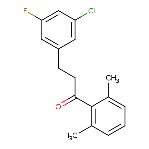 3-(3-Chloro-5-fluorophenyl)-2',6'-dimethylpropiophenone