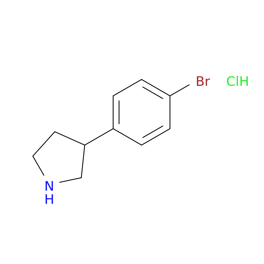 3-(4-Bromophenyl)pyrrolidine hydrochloride