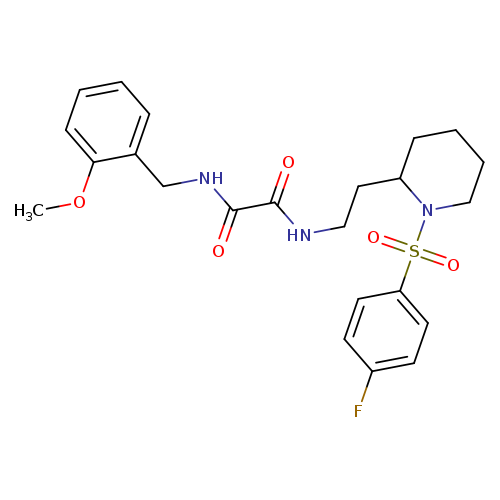 N-{2-[1-(4-fluorobenzenesulfonyl)piperidin-2-yl]ethyl}-N'-[(2-methoxyphenyl)methyl]ethanediamide