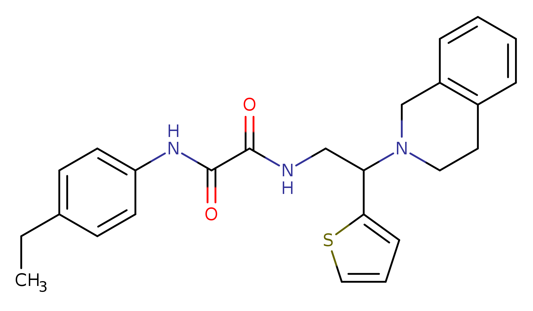 N'-(4-ethylphenyl)-N-[2-(1,2,3,4-tetrahydroisoquinolin-2-yl)-2-(thiophen-2-yl)ethyl]ethanediamide