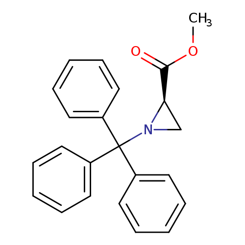 2-Aziridinecarboxylic acid, 1-(triphenylmethyl)-, methyl ester, (2R)-