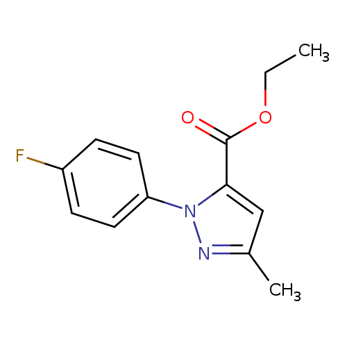 Ethyl 1-(4-fluorophenyl)-3-methyl-1H-pyrazole-5-carboxylate