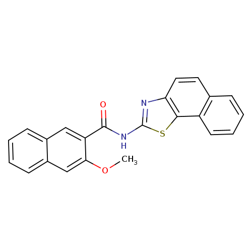 3-methoxy-N-{naphtho[2,1-d][1,3]thiazol-2-yl}naphthalene-2-carboxamide
