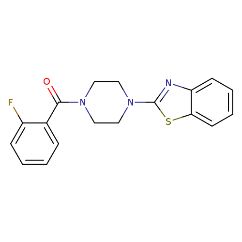 2-[4-(2-fluorobenzoyl)piperazin-1-yl]-1,3-benzothiazole