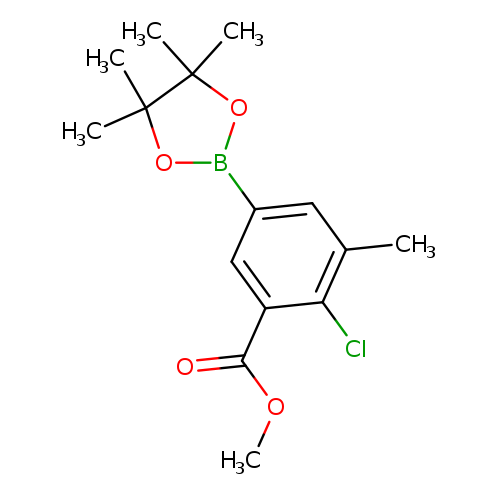 4-Chloro-3-(methoxycarbonyl)-5-methylphenylboronic acid, pinacol ester