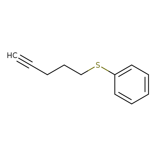 Benzene, (4-pentynylthio)-