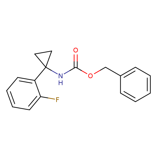 Benzyl N-[1-(2-fluorophenyl)cyclopropyl]carbamate
