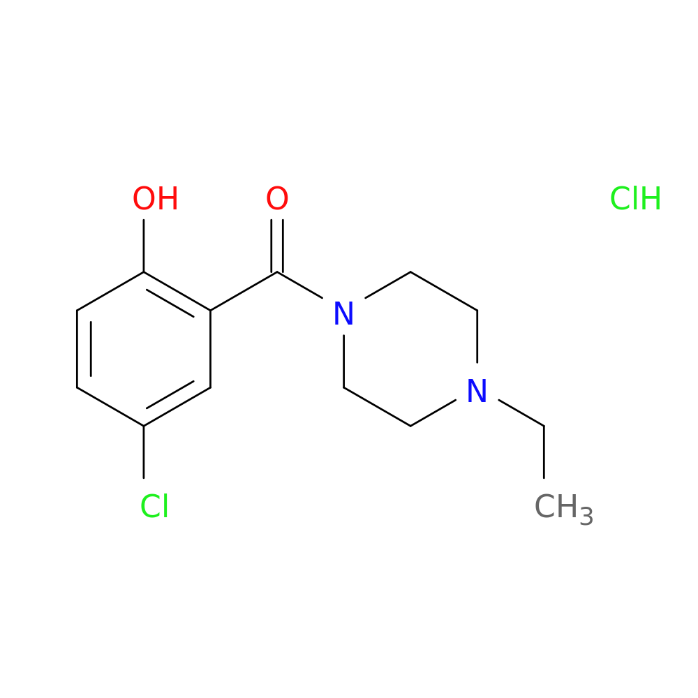 4-Chloro-2-[(4-ethylpiperazin-1-yl)carbonyl]phenol hydrochloride